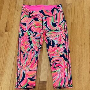 Lilly Pulitzer banana flambé Luxletic leggings